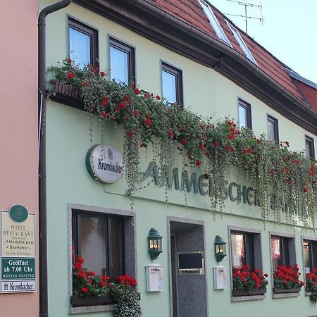 Hotel Ammerscher Bahnhof Mühlhausen Exterior foto