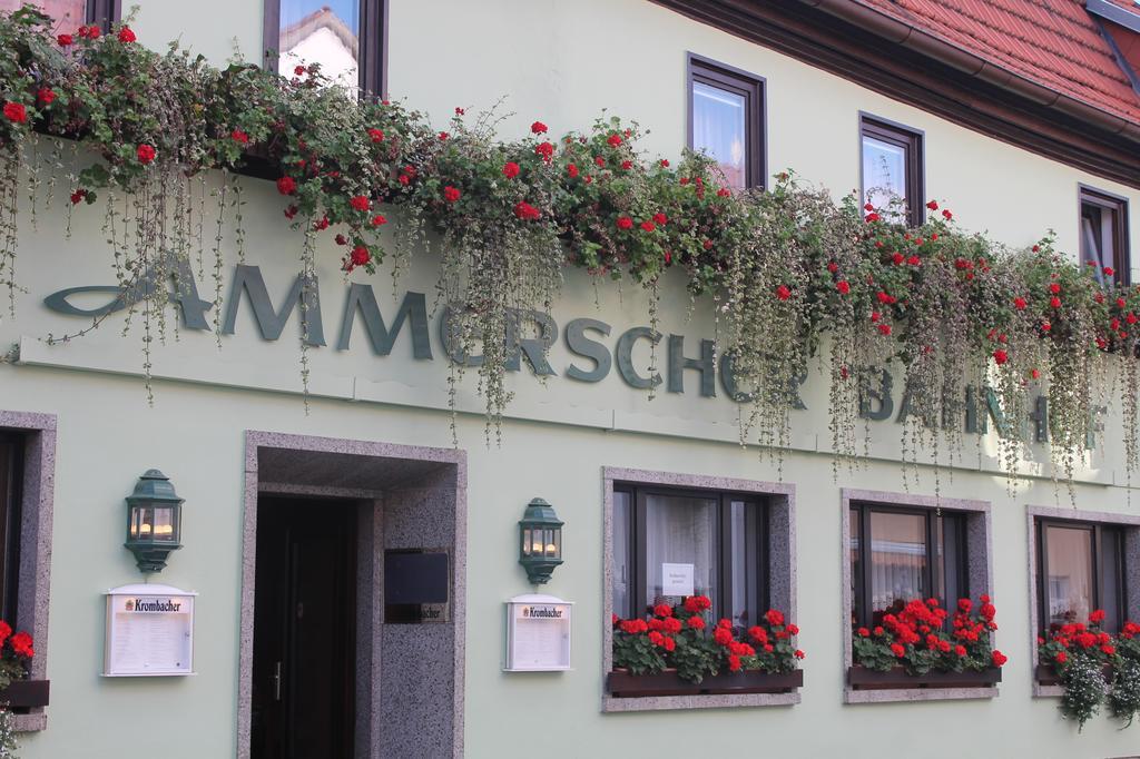 Hotel Ammerscher Bahnhof Mühlhausen Exterior foto