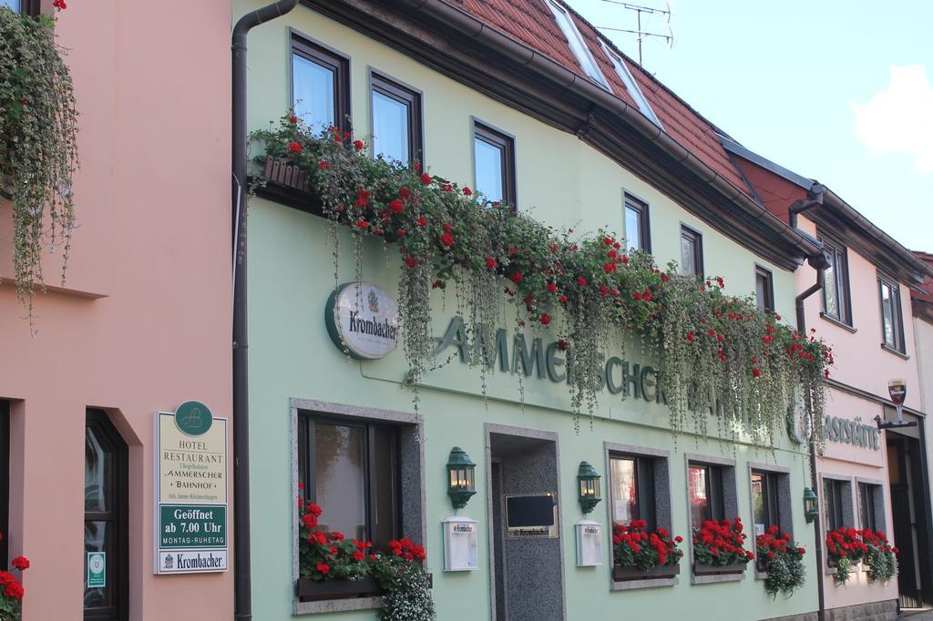 Hotel Ammerscher Bahnhof Mühlhausen Exterior foto