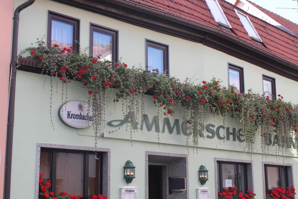 Hotel Ammerscher Bahnhof Mühlhausen Exterior foto